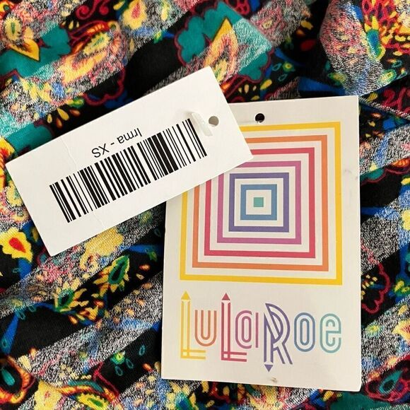 LuLaRoe Poly-Blend, Hi-Lo, Short Sleeve Top / SZ: XS / NWT - Picture 5 of 7